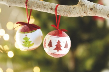 Logo trade promotional items picture of: Christmas bauble in gift box